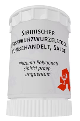 Sibirischer Weißwurzwurzelstock, vorbehandelt Salbe