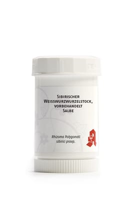 Sibirischer Weißwurzwurzelstock, vorbehandelt Salbe