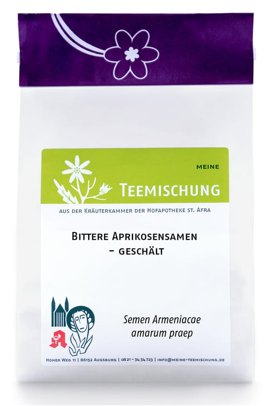 Bittere Aprikosensamen, geschält