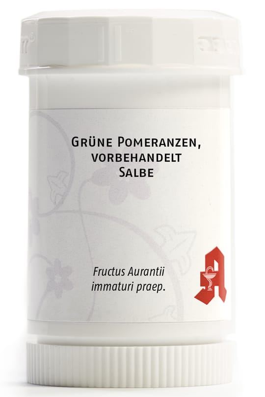 Grüne Pomeranzen, vorbehandelt Salbe